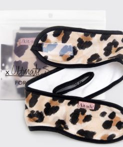 Leopard Microfiber Spa Headband