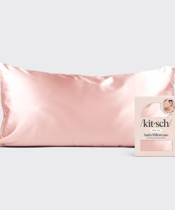 Satin Pillowcase in Blush - King