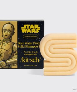 Star Wars™& Kitsch Rice Water Protein Strengthening Solid Shampoo - C-3PO