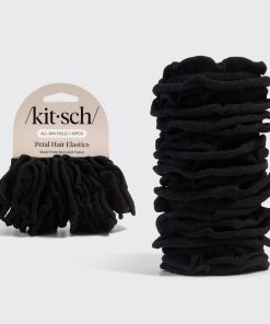 Black Petal Hair Elastics