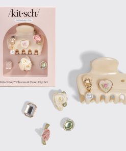 KitschPop™? Cloud Clip & Charms in Pearlized Cream