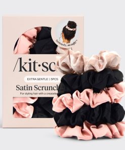 Satin Sleep Scrunchies 5pc Set