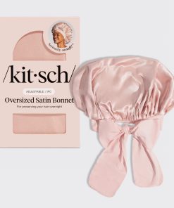 Blush Oversized Satin Bonnet