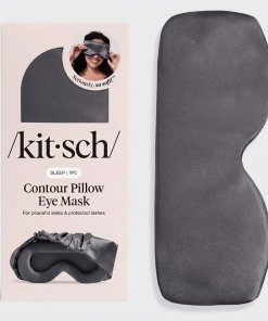 Charcoal Contour Pillow Eye Mask